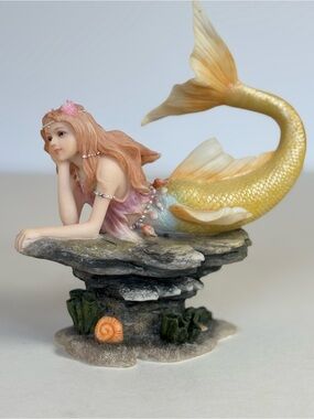 Summit Collection Arcadia Mermaid Figurine Coastal Fantasy Ocean Decor